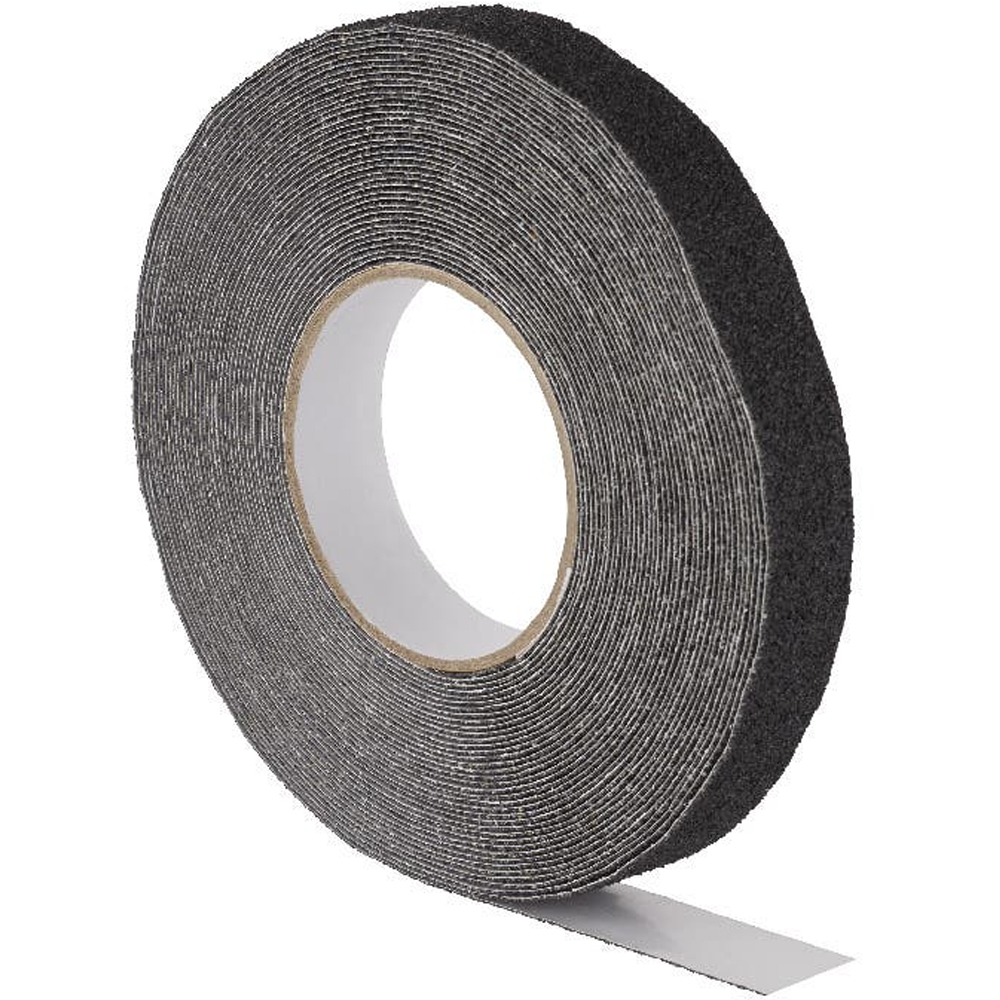Banda antiderapanta DIALL 100589787, 25 mm x 15m, negru