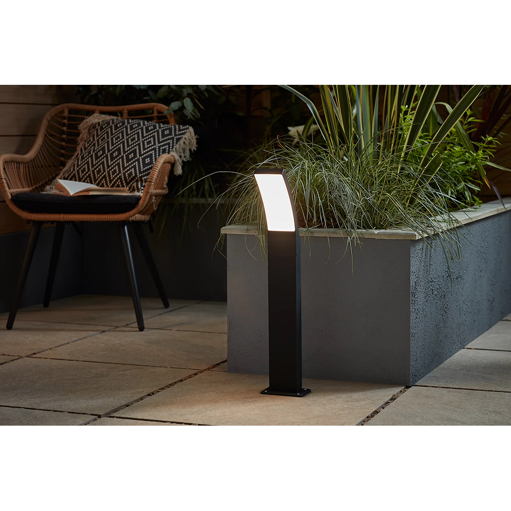 Stalp LED BLOOMA Gambell, 12.5W, 800lm, IP44, antracit