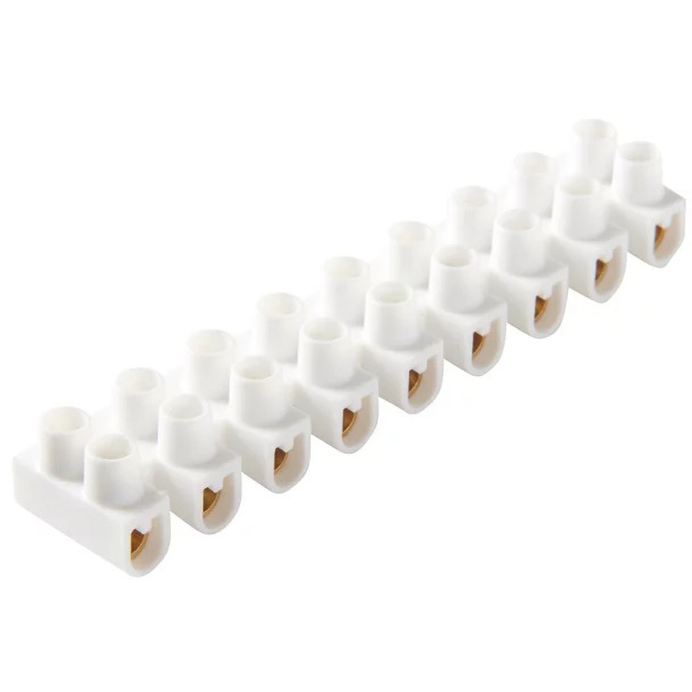 Regleta DIALL, 12 x 2 poli, 6A, alb