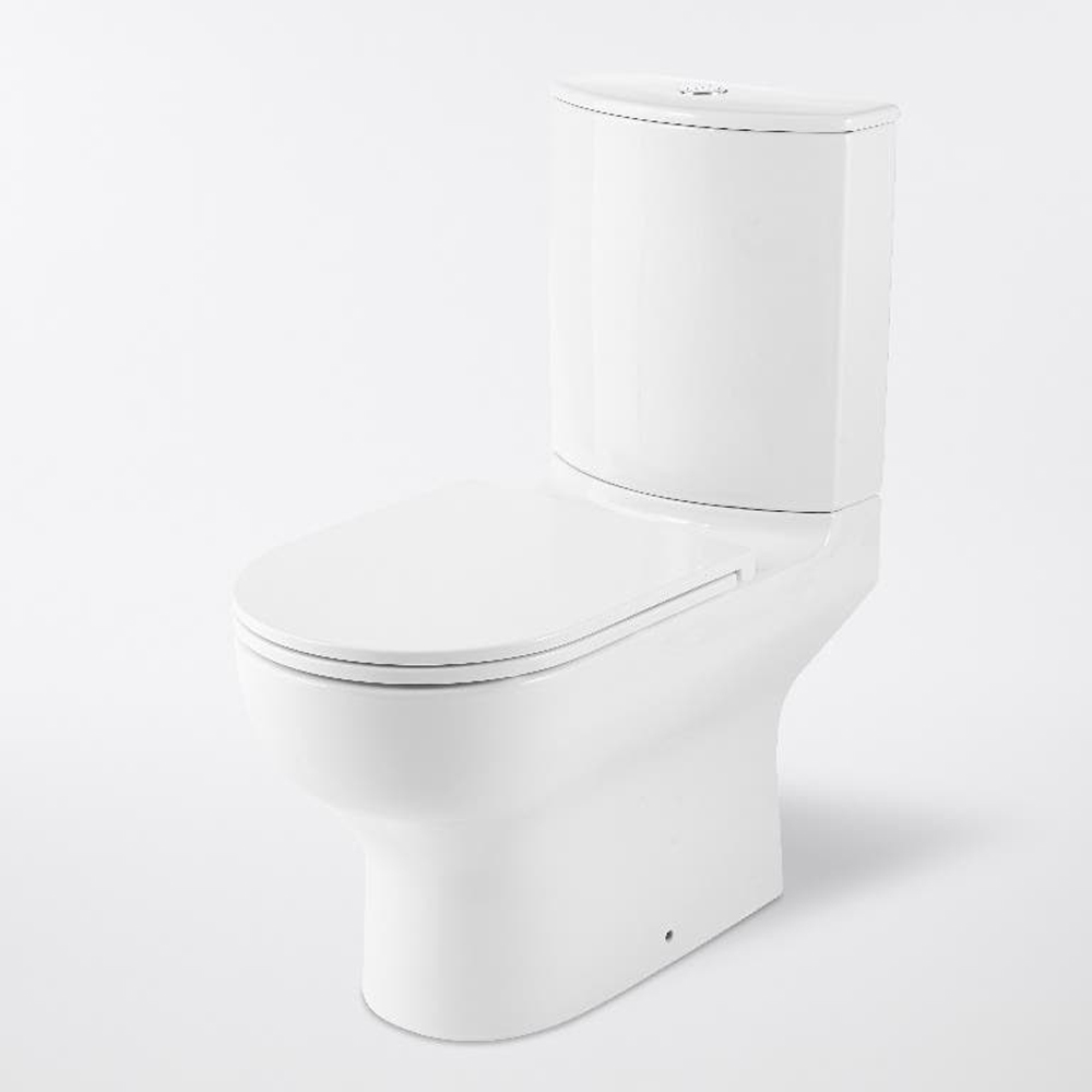 Set vas WC si rezervor GOODHOME Cavally, montare pe pardoseala, ceramica, 3/6 l, alb