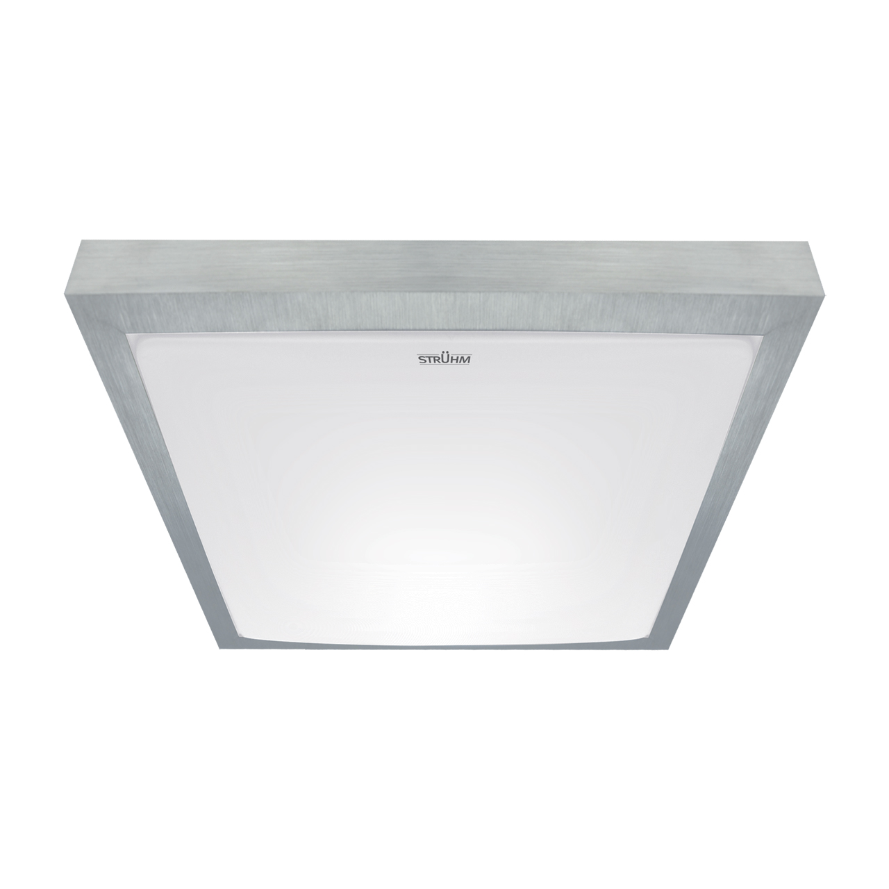 Plafoniera LED STRUHM 03244, 18W, 1260lm, 4000K, 32 x 32 cm, argintiu