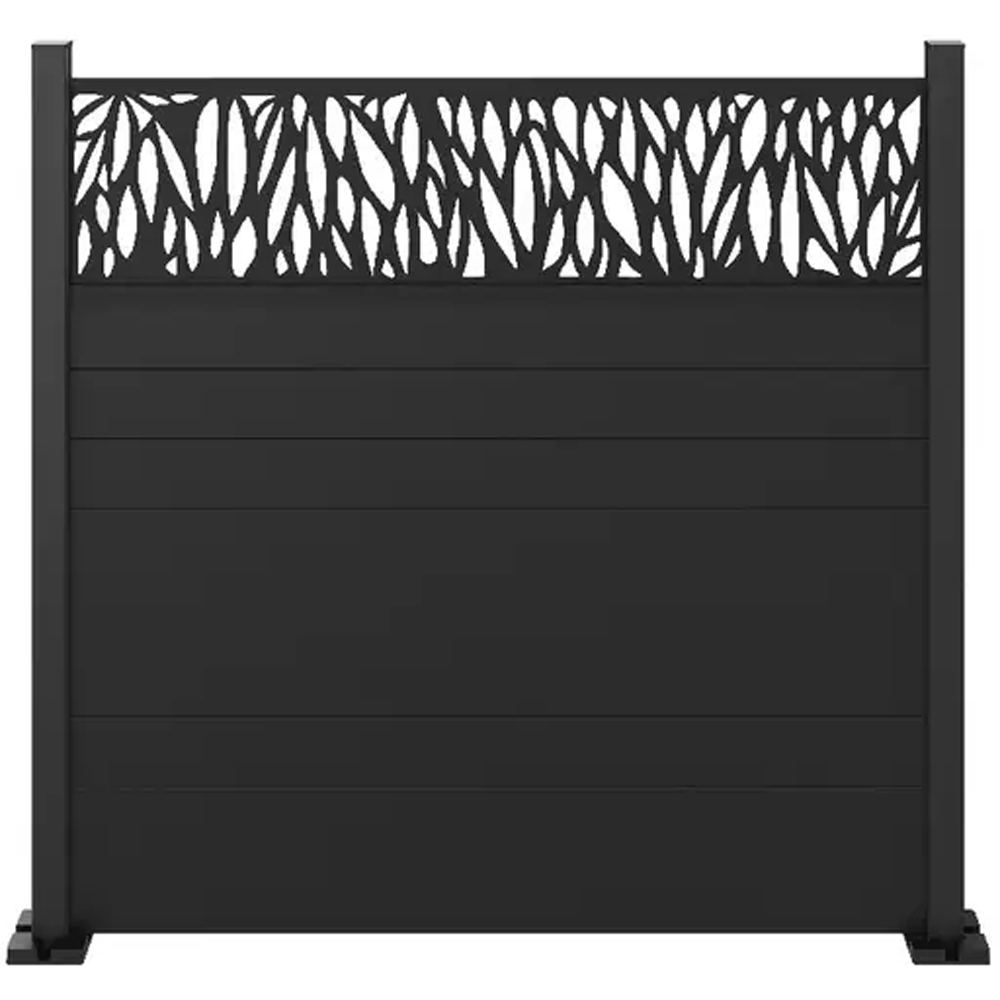 Panou decor KLIKSTROM Neva Mo.2, 179 x 44 x 2.1cm, aluminiu, gri