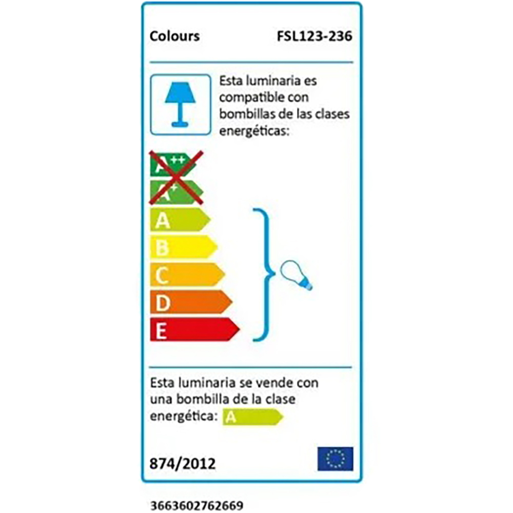 Plafoniera liniara neon COLOURS Kensa, T8, 123.8 cm, 2 x 36W, 3350lm, 4000K, IP20, alb