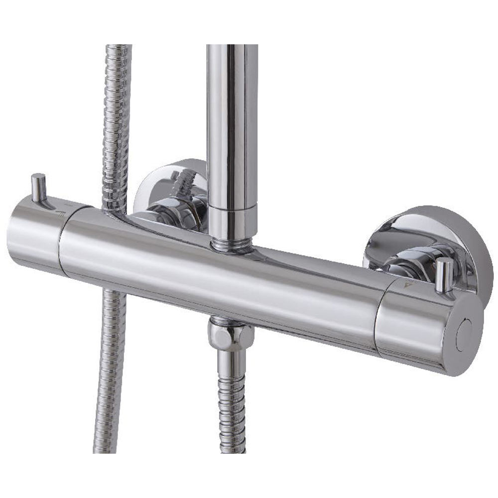 Sistem dus COOKE & LEWIS Solani, termostat, 3 functii, crom