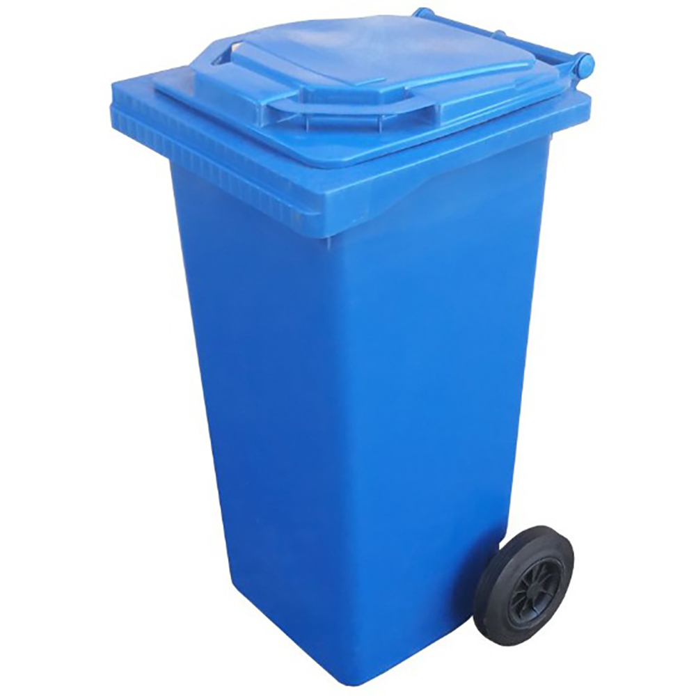 Pubela gradina NAPOCHIM, 120 L, albastru