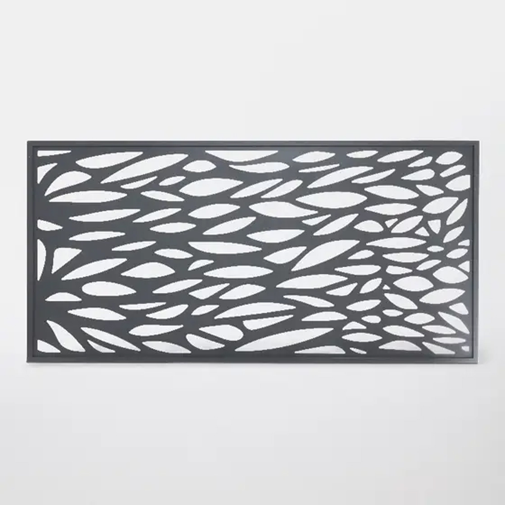 Panou decor KLIKSTROM Neva Mo.1, 179 x 88 x 2.1cm, aluminiu, gri