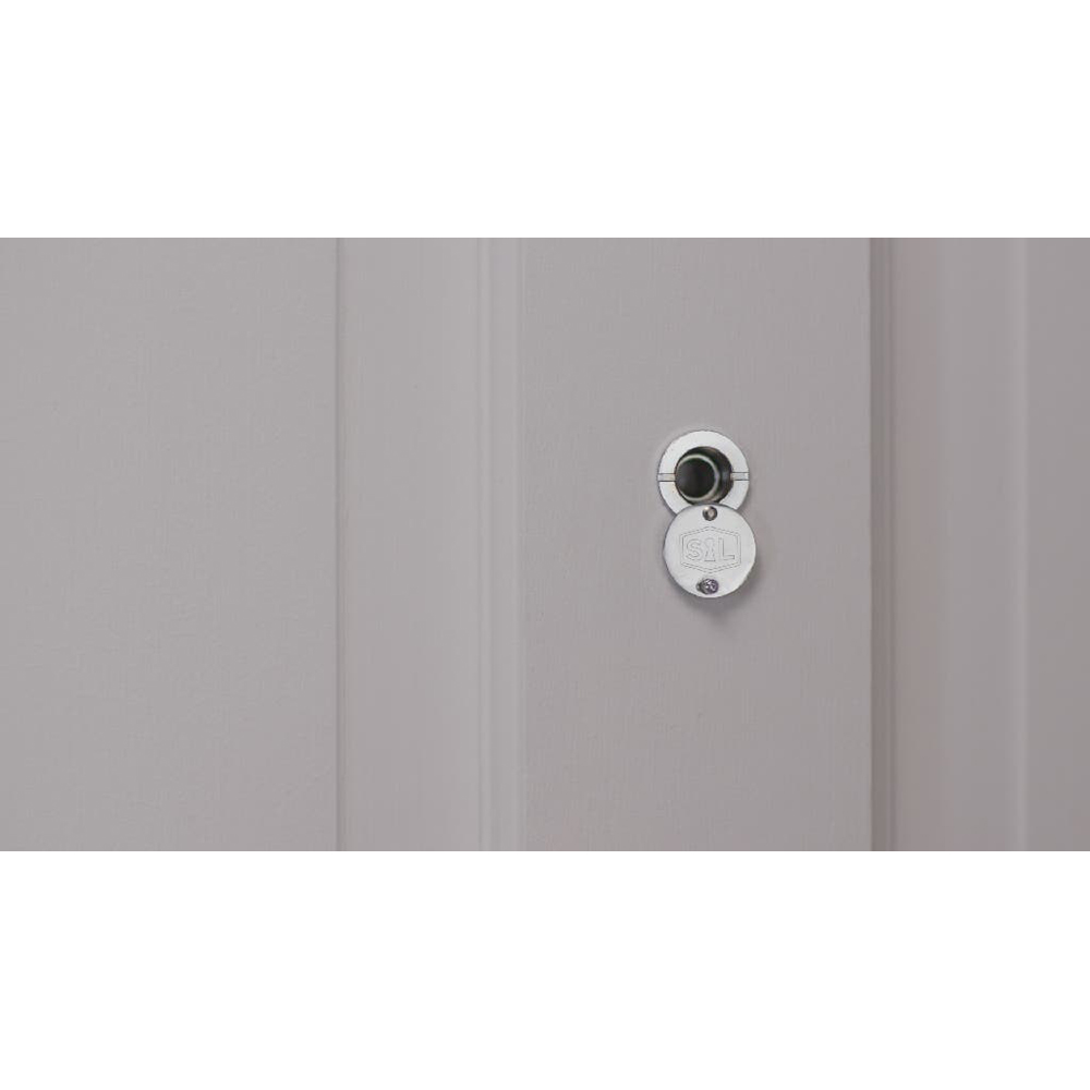 Vizor usa SMITH AND LOCKE, alama,14mm, 35-58mm, argintiu