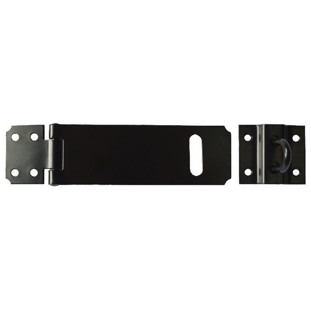 Incuietoare si balama pentru exterior SMITH AND LOCKE, metal, 90 x 38 mm, 41 x 38 x 12 mm, negru