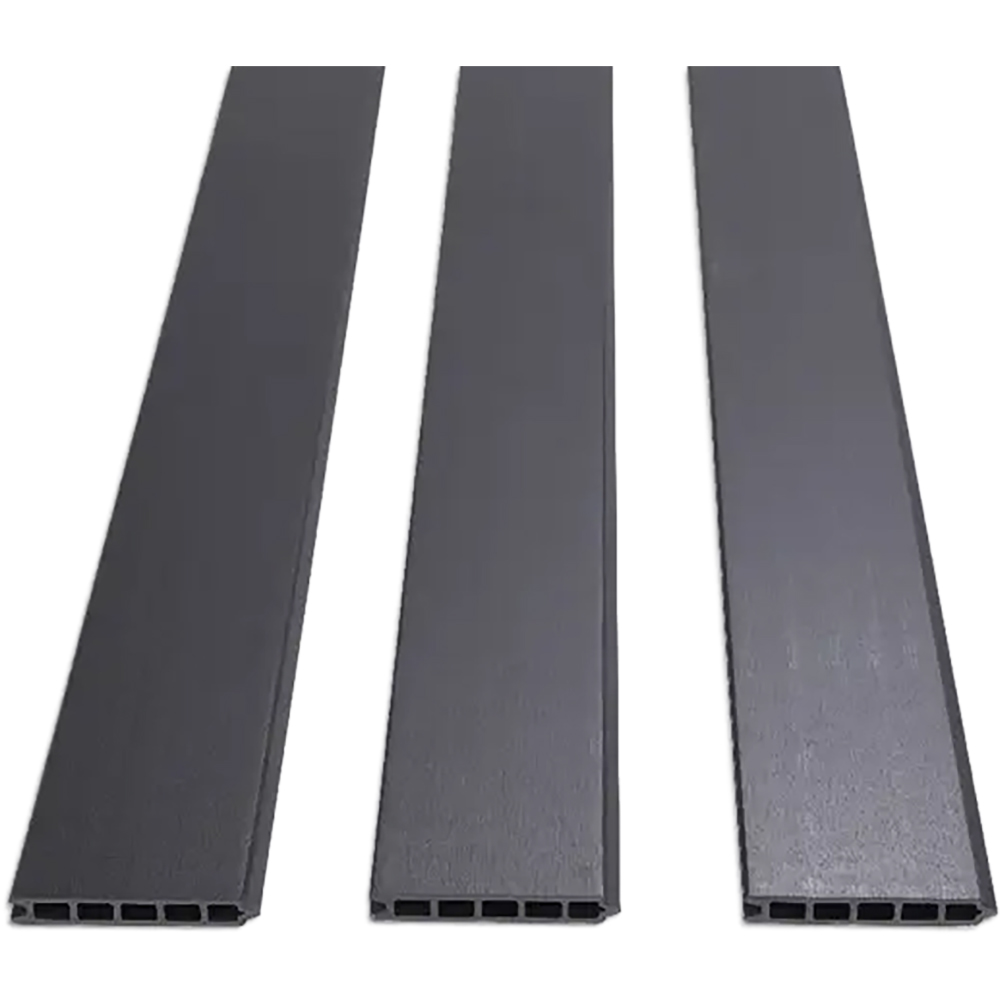 Sipca gard KLIKSTROM Neva 100600981, 3 bucati, 15 x 180 cm, compozit, gri