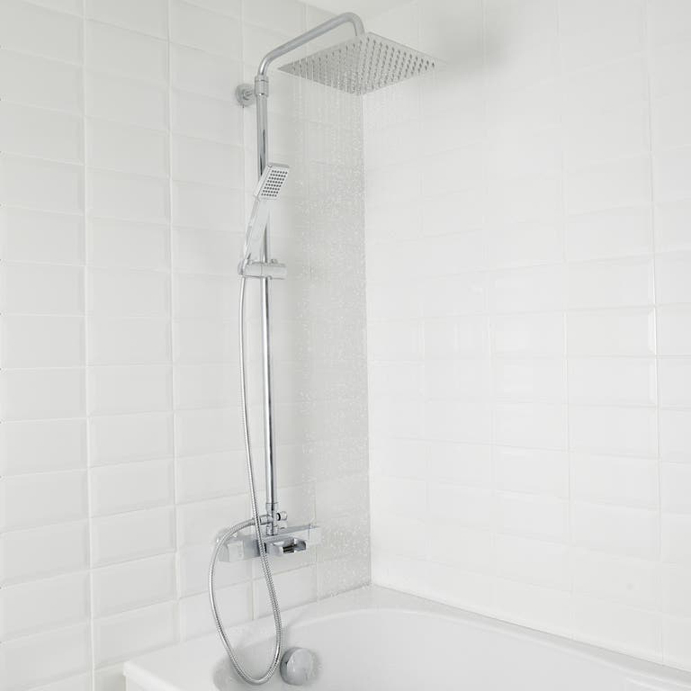 Sistem dus GOODHOME Termo Jolina, termostat, 1 functie, crom