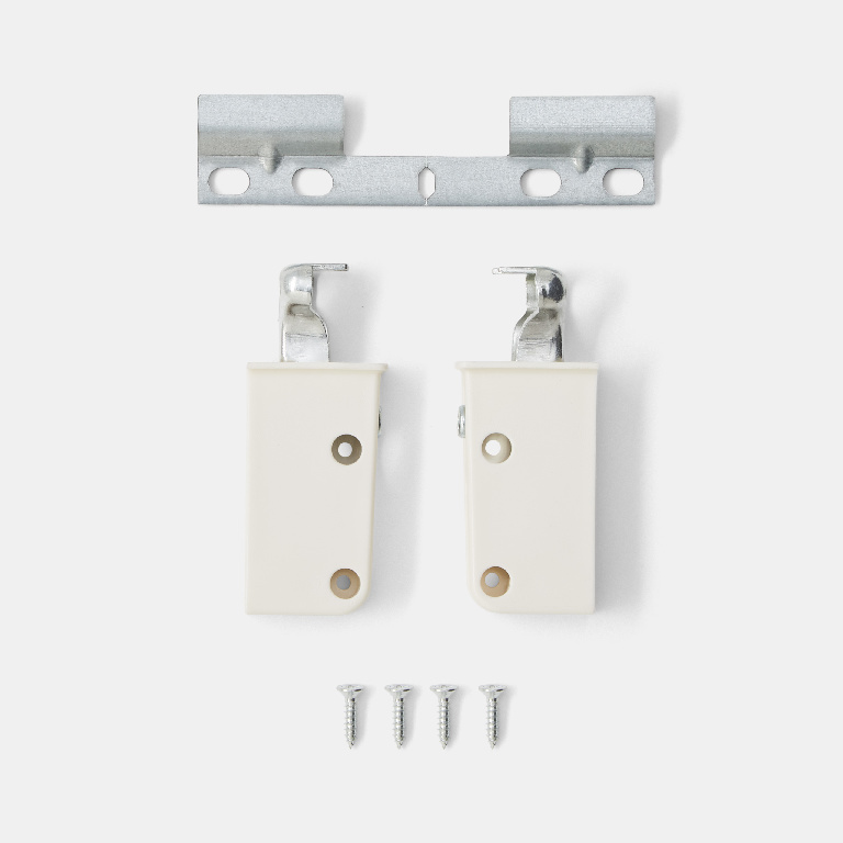 Kit suport de perete, ABS, 17.5 x 22 x 16 cm, alb