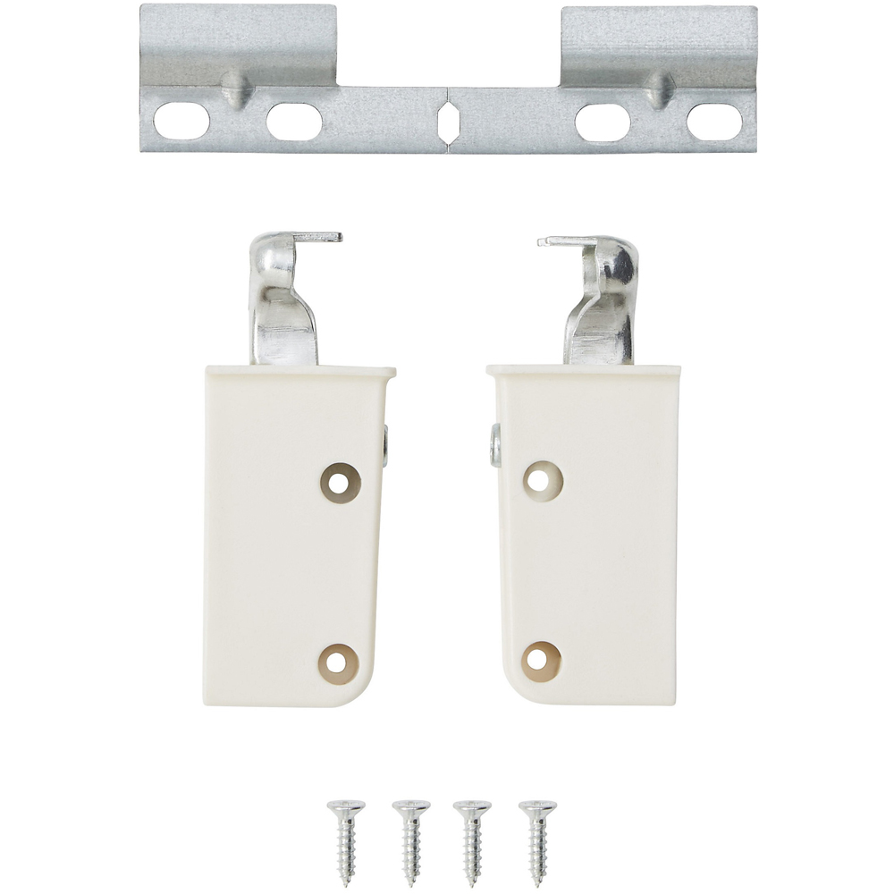 Kit suport de perete, ABS, 17.5 x 22 x 16 cm, alb