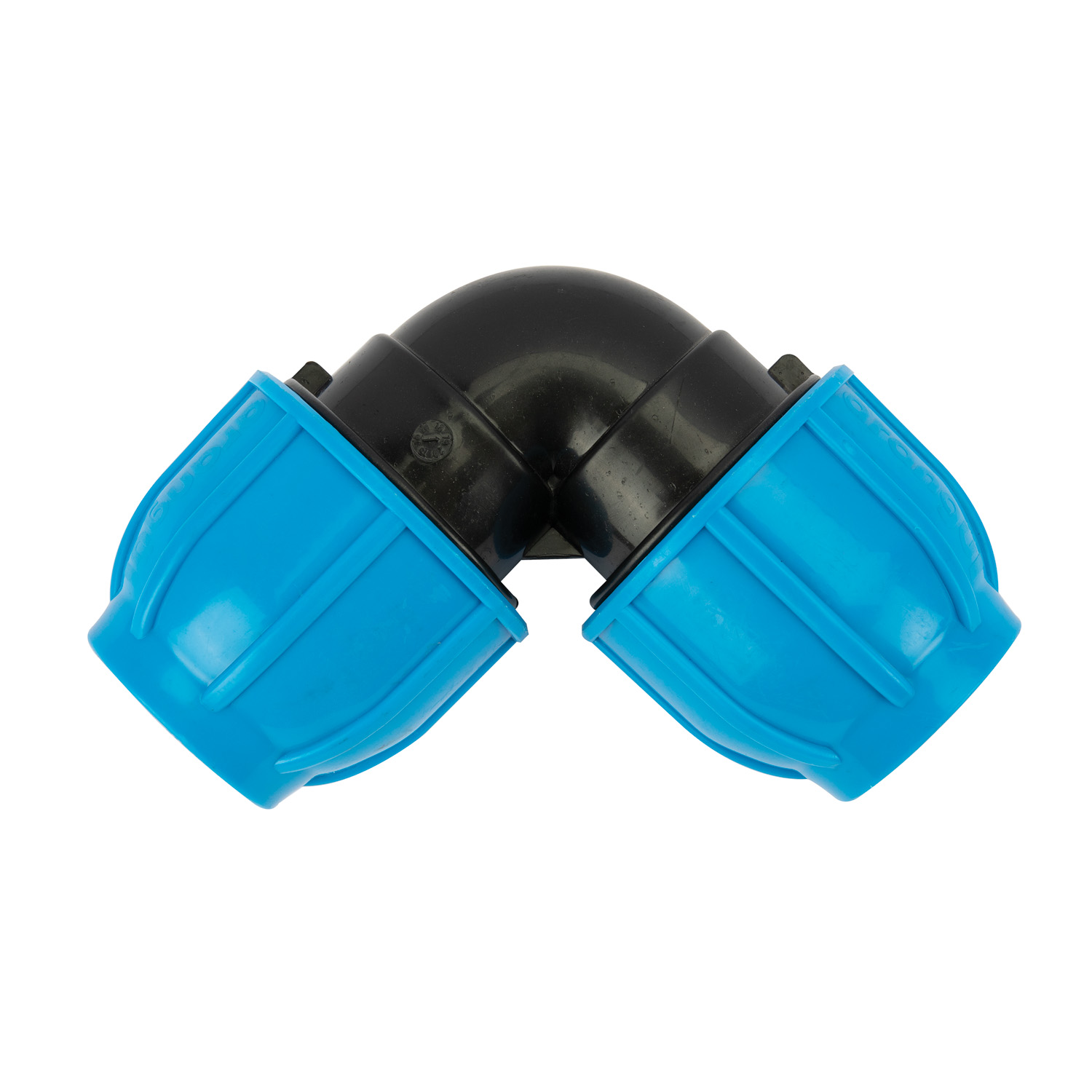 Cot compresiune PEHD, 40mm, polipropilena, negru-albastru