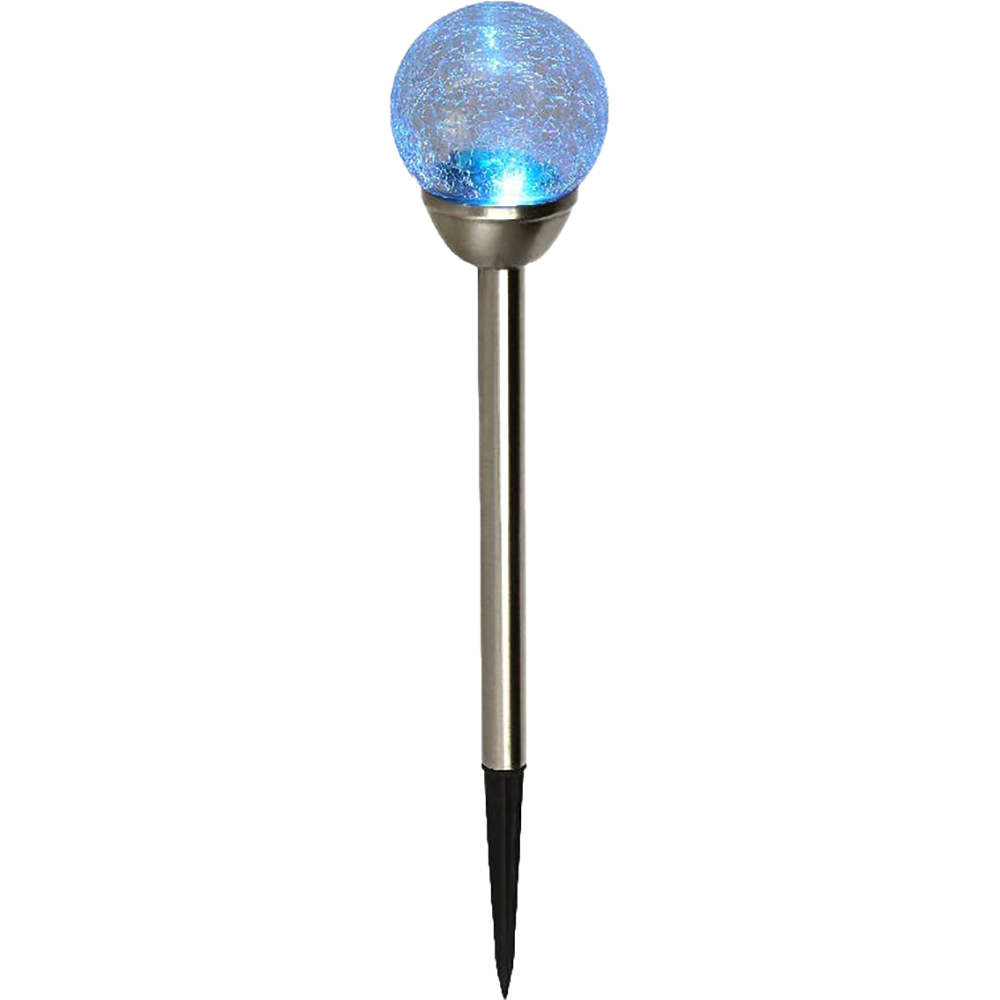 Lampa solara LED BLOOMA, 0.01 W, otel inoxidabil, argintiu