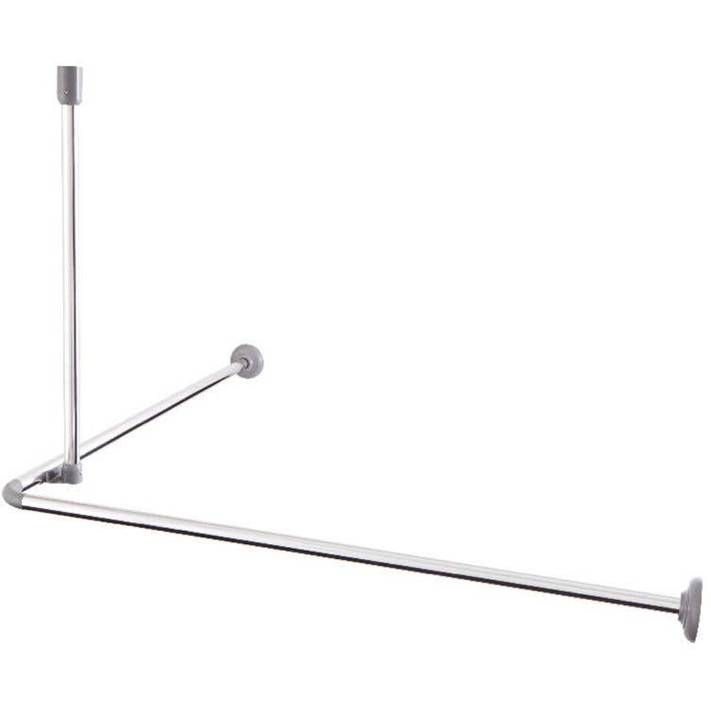 Bara perdea de dus COOKE & LEWIS Nira, 80 cm, crom