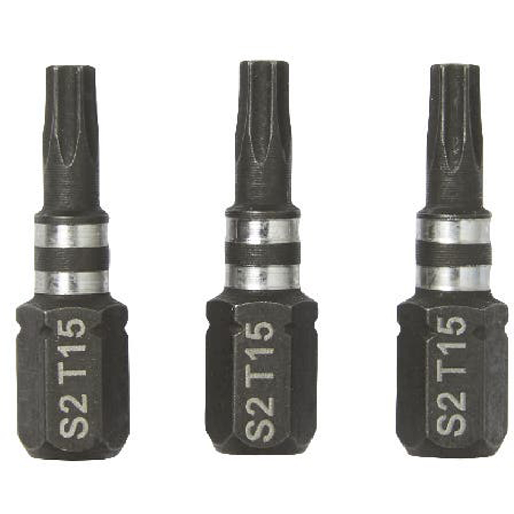 Set 3 biti impact ERBAUER, 25mm