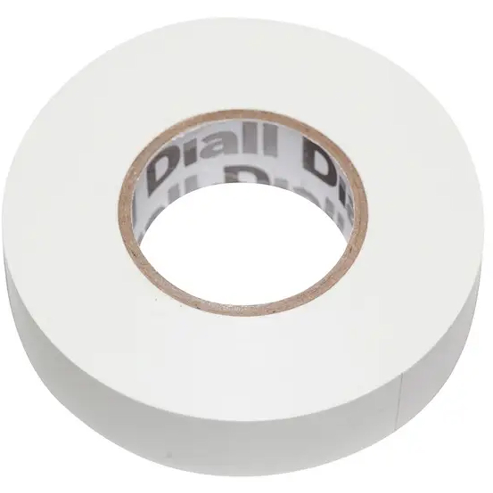 Banda izolatoare DIALL 100611181, 19 mm x 33 m, alb