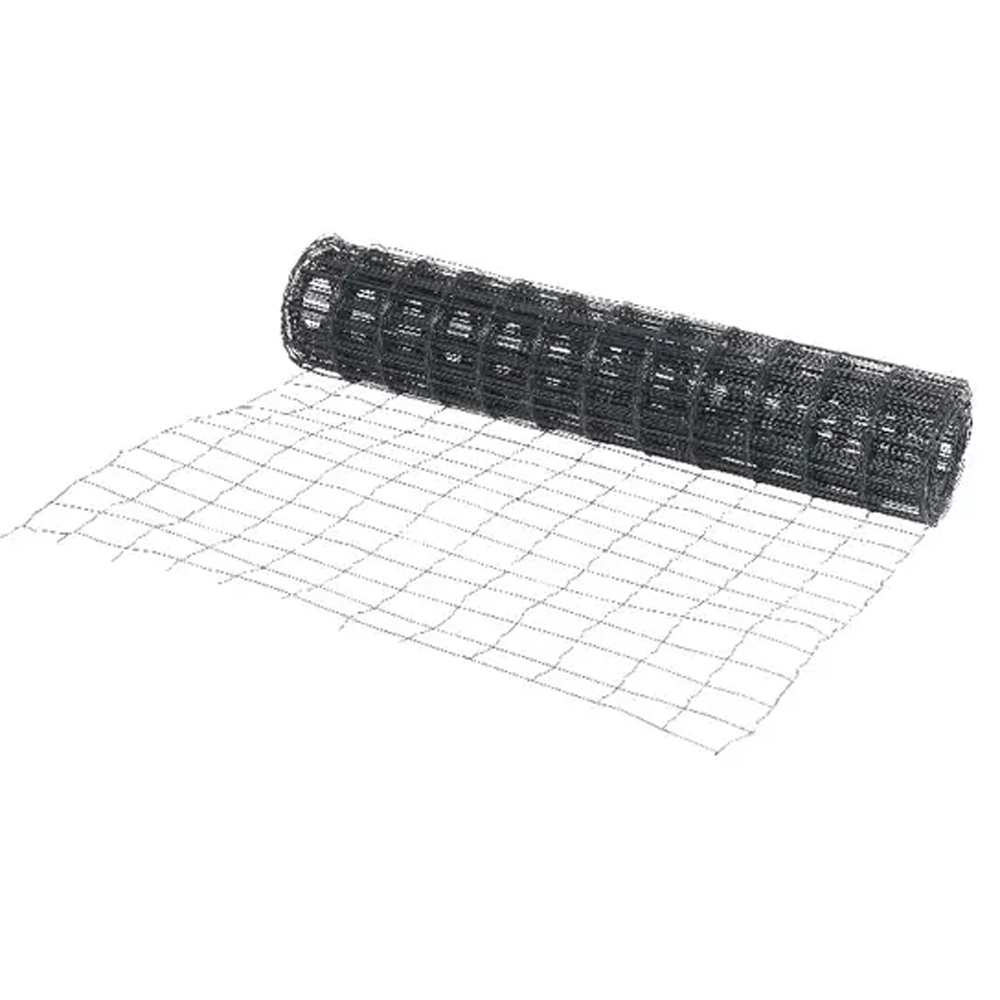 Rola plasa gard BLOOMA 100613073, 1.2x25 m, Ochi 75x100mm, gri