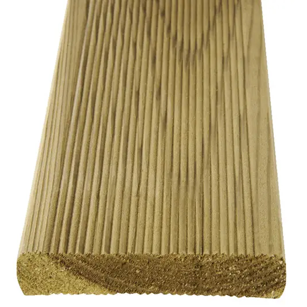 Scandura pentru terasa Don, 240 x 9.50 x 2 cm, pin, maro