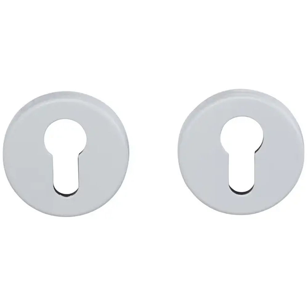 Rozeta pentru cilindru design ae, aluminiu, alb