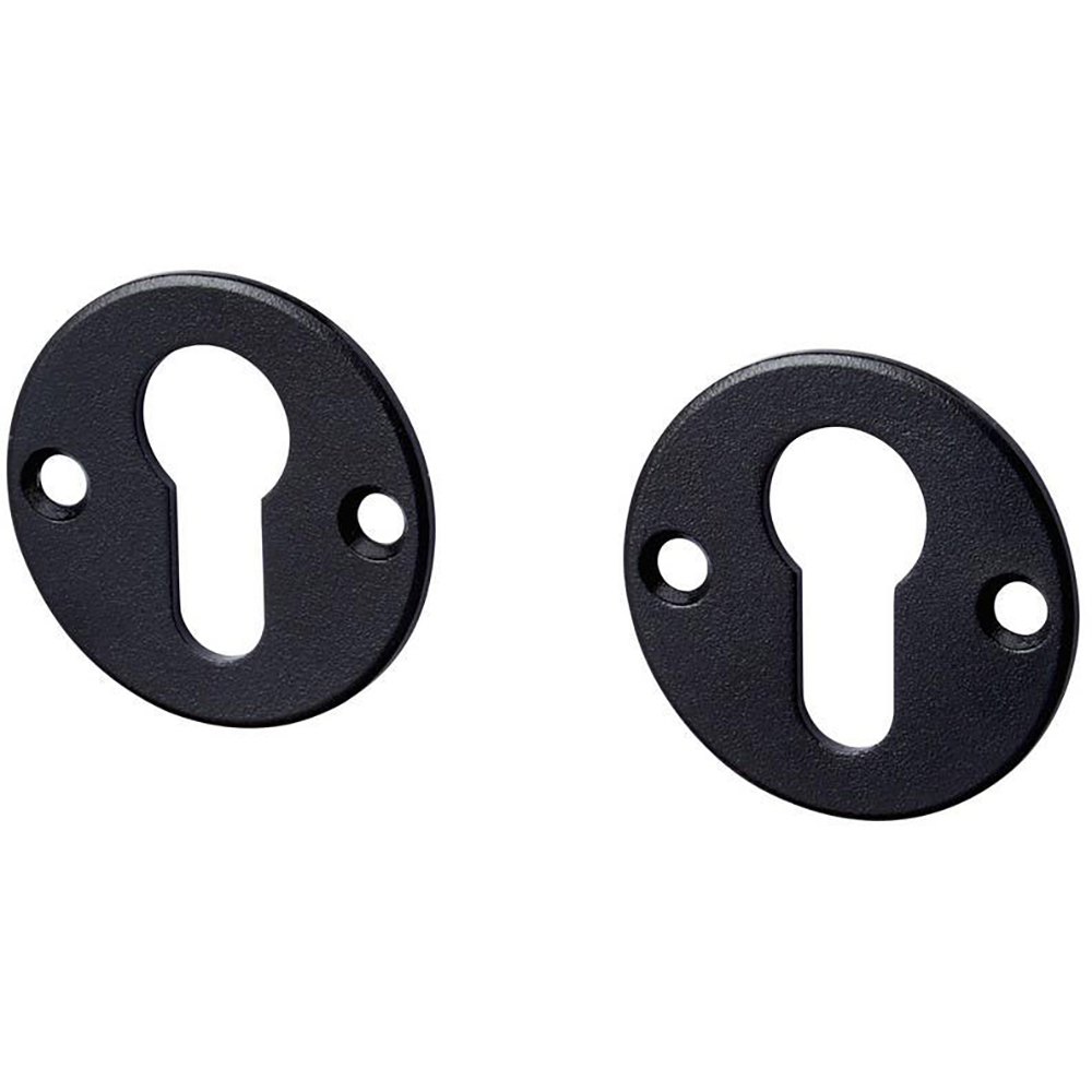 Rozeta COLOURS 100613817, aliaj de zinc, negru