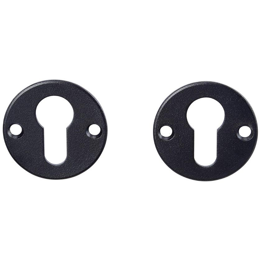 Rozeta COLOURS 100613817, aliaj de zinc, negru