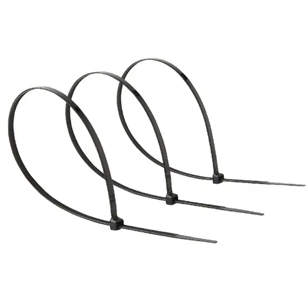 Colier  DIALL 100615262,  4.8 x 350 mm, 50buc, negru