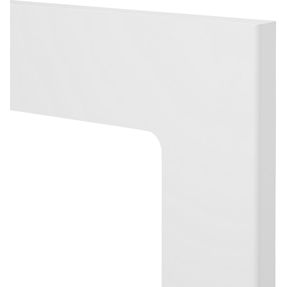 Front usa sticla GOODHOME Stevia, MDF&Sticla, 29.7 x 71.5 x 1.8 cm, alb 