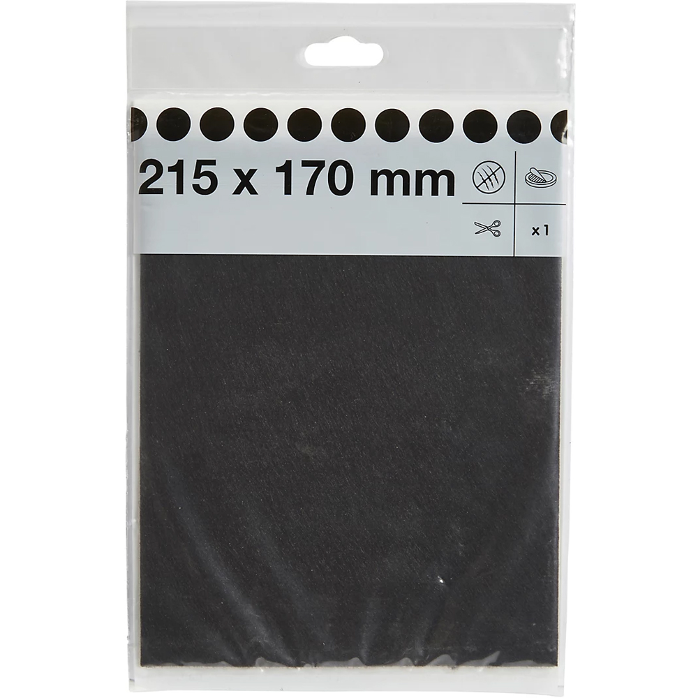 Patina adeziva DIALL 100616703, 215x170mm, negru
