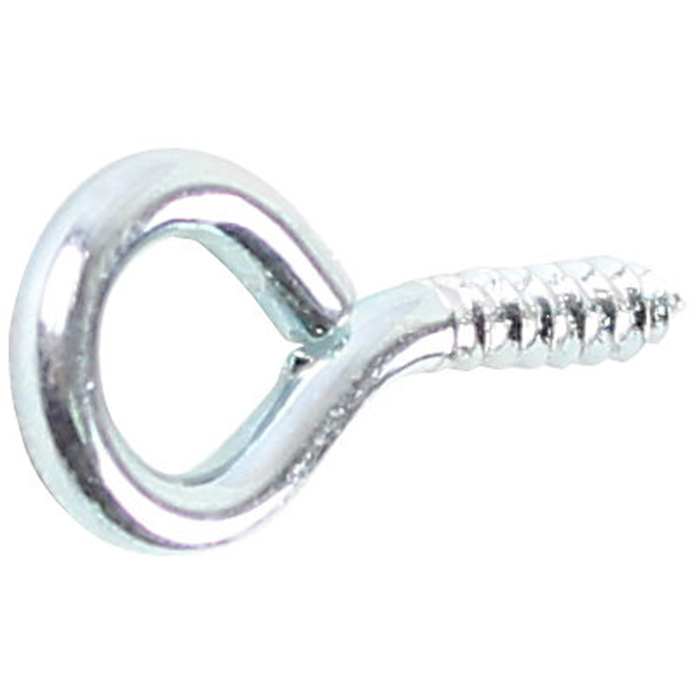 Carlig filetat tip O Diall, otel placat cu zinc, 20 x 11 mm, 10 bucati