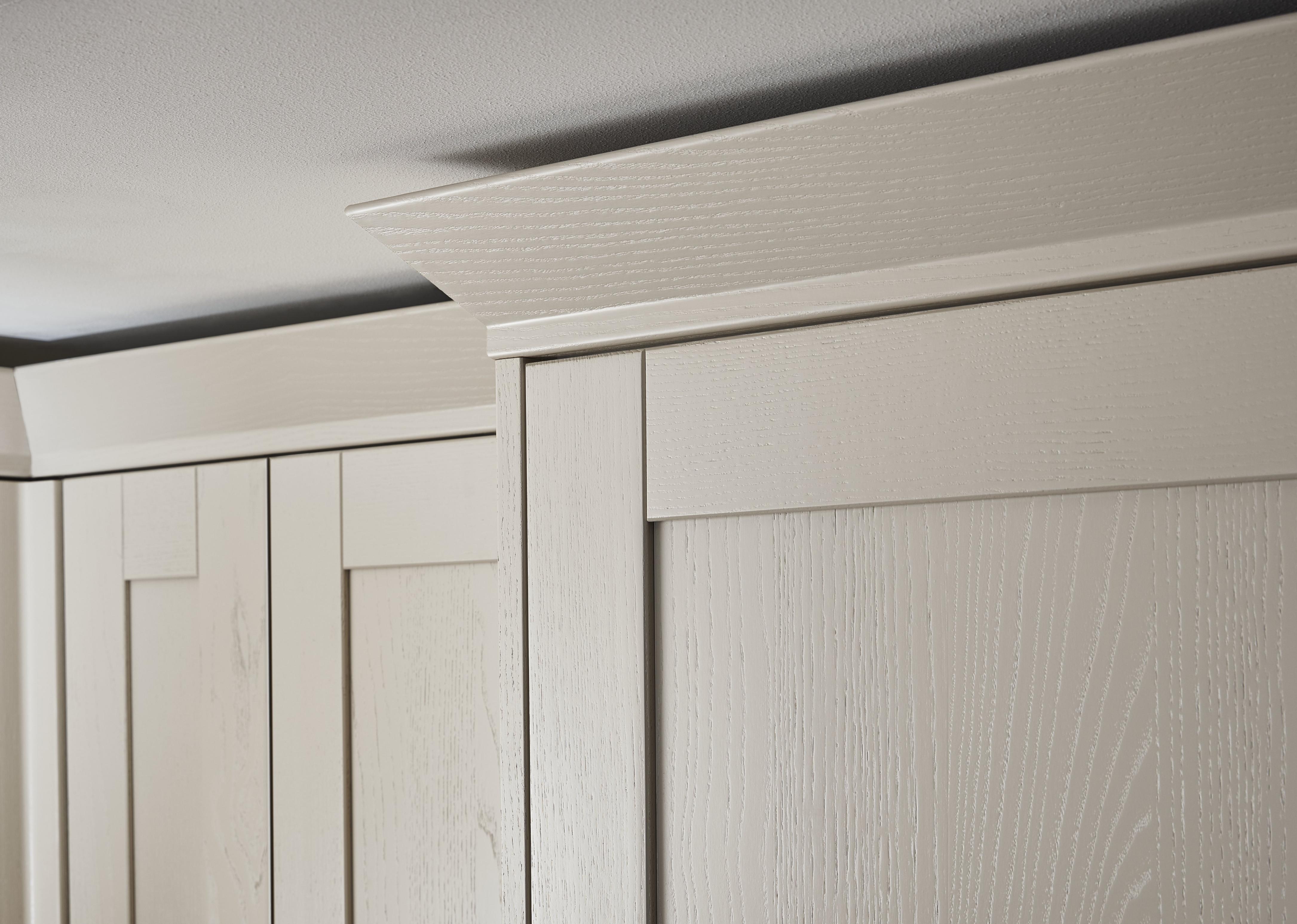 Cornisa GOODHOME Verbena, mdf, 240 x 3.5 cm, casmir