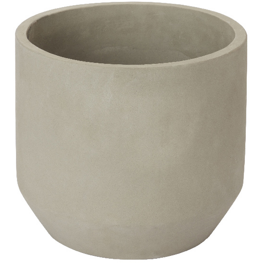 Ghiveci flori GOODHOME, argila, D 27.4 cm, gri