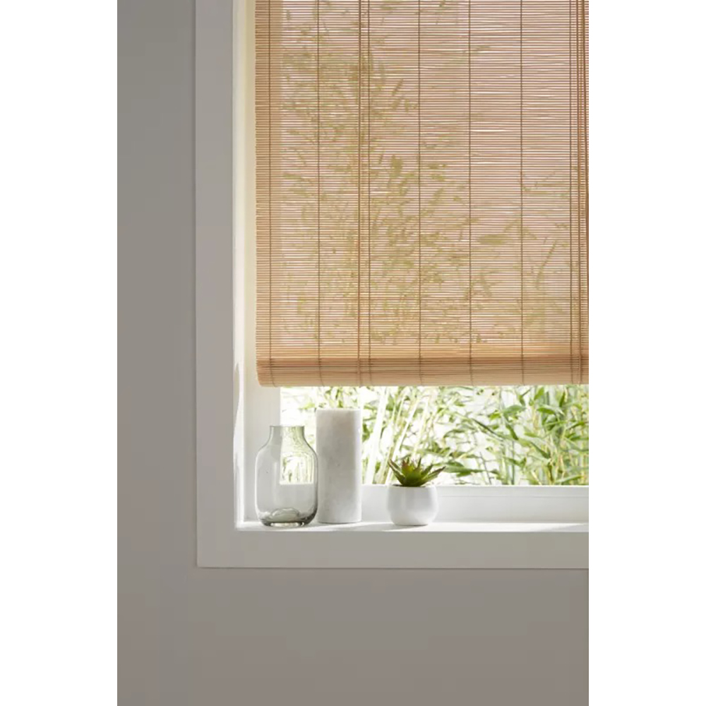 Jaluzea tip rulou cu aspect natural COLOURS, 60 x 180 cm, bambus, maro