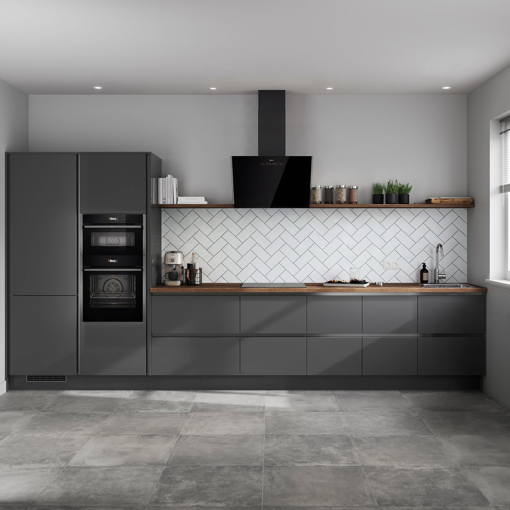 Front usa GOODHOME Stevia, MDF, 49.7 x 35.6 x 1.8 cm, gri