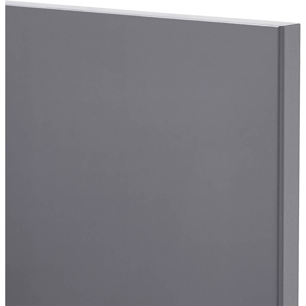 Front usa cu 3 sertare GOODHOME Stevia, MDF, 59.7 x 71.5 x 1.8 cm, Gri