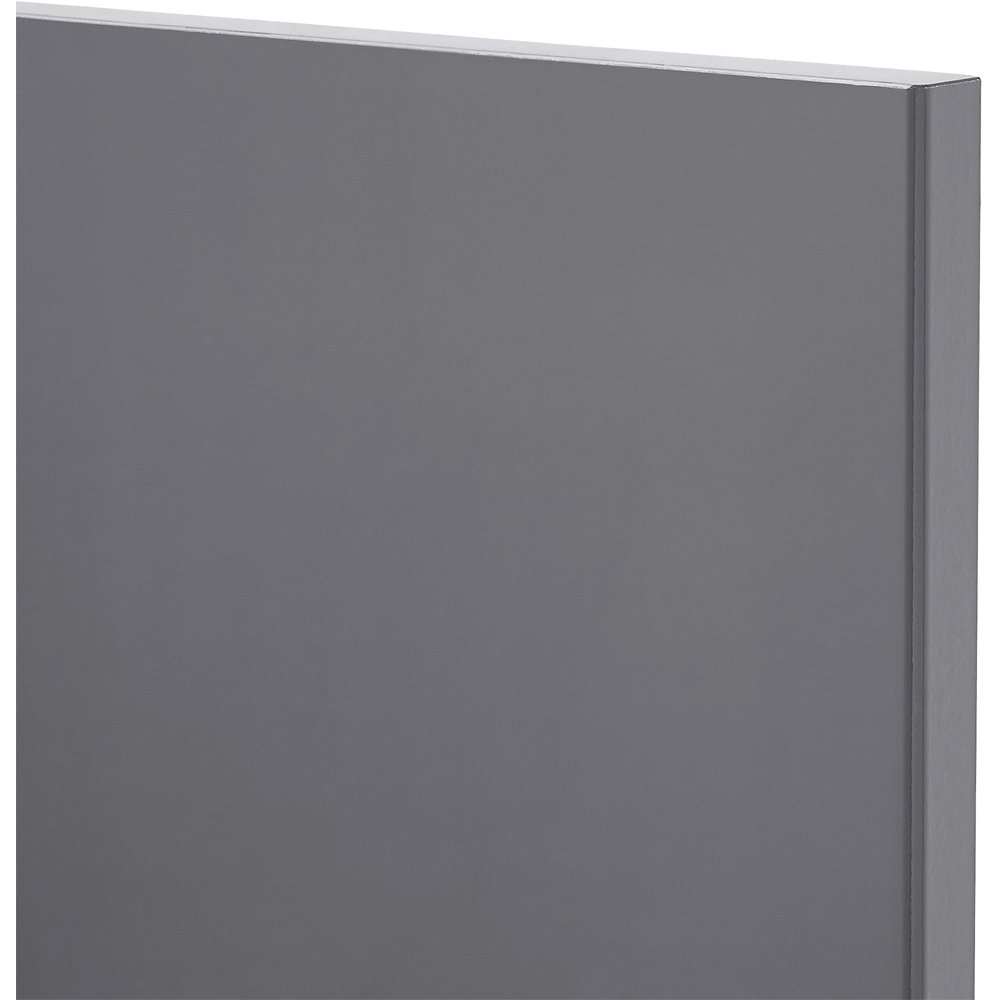 Front usa cu 3 sertare GOODHOME Stevia, MDF, 79.7 x 71.5 x 1.8 cm, Gri