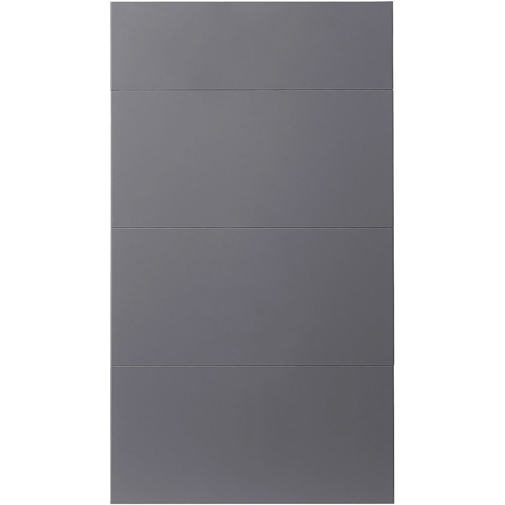 Front usa GOODHOME Stevia, MDF, 49.7 x 71.5 x 1.8 cm, gri antracit