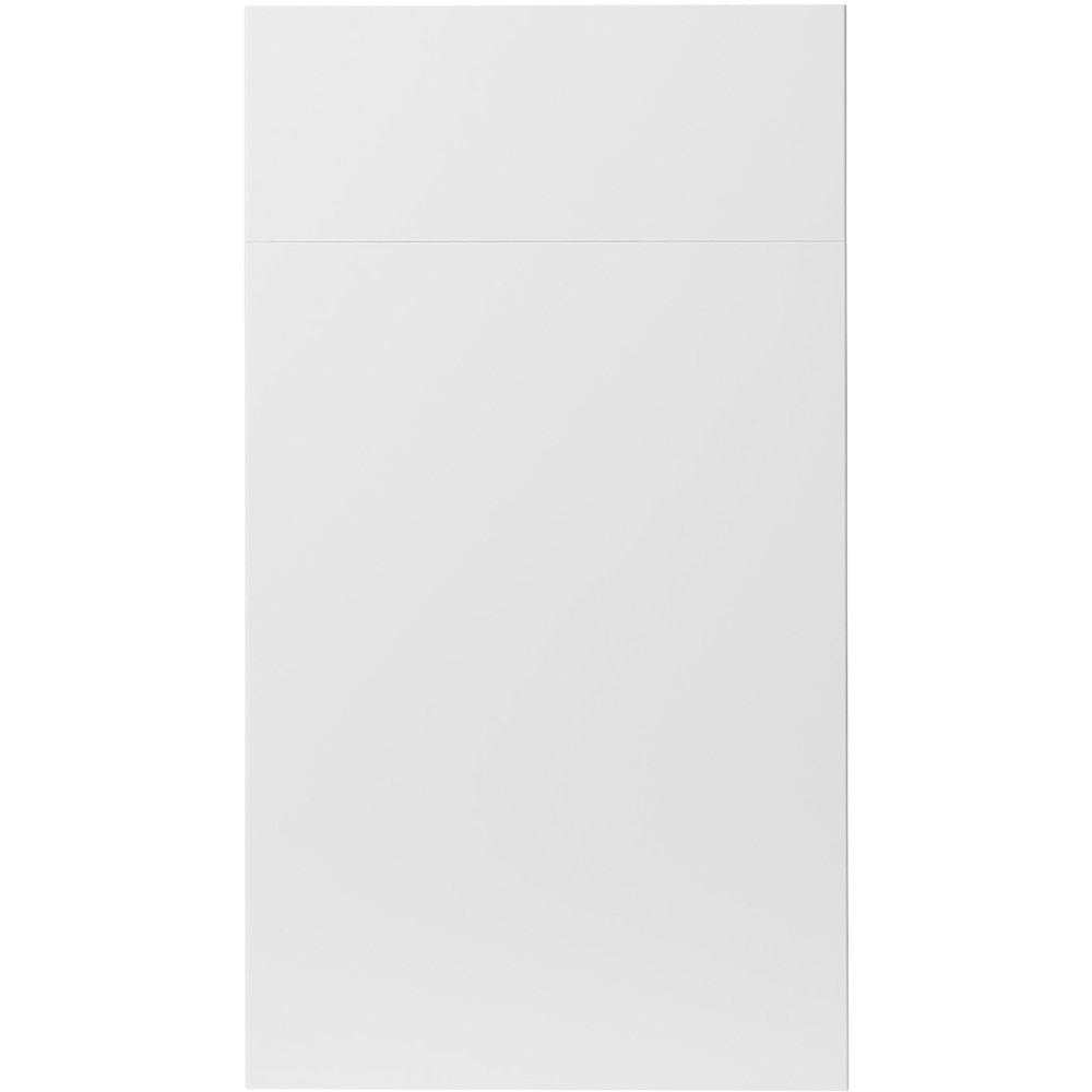 Front usa si sertar GOODHOME Stevia, MDF, 39.7 x 71.5 x 1.8 cm, Alb