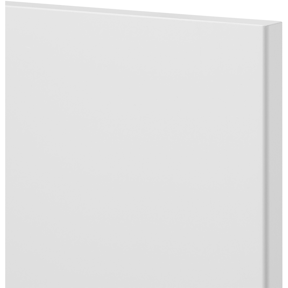 Front usa si sertar GOODHOME Stevia, MDF, 39.7 x 71.5 x 1.8 cm, Alb