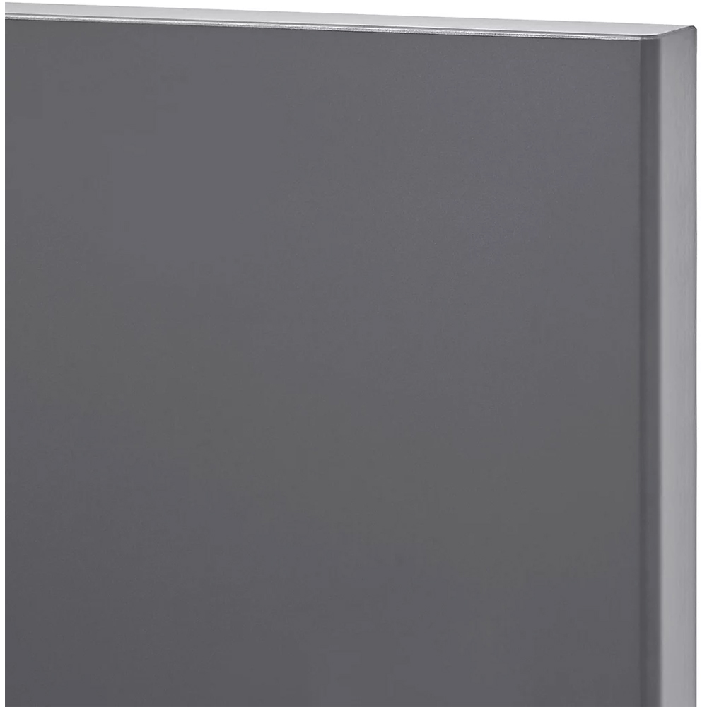 Front usa si sertar GOODHOME Stevia, MDF, 49.7 x 71.5 x 1.8 cm, Gri
