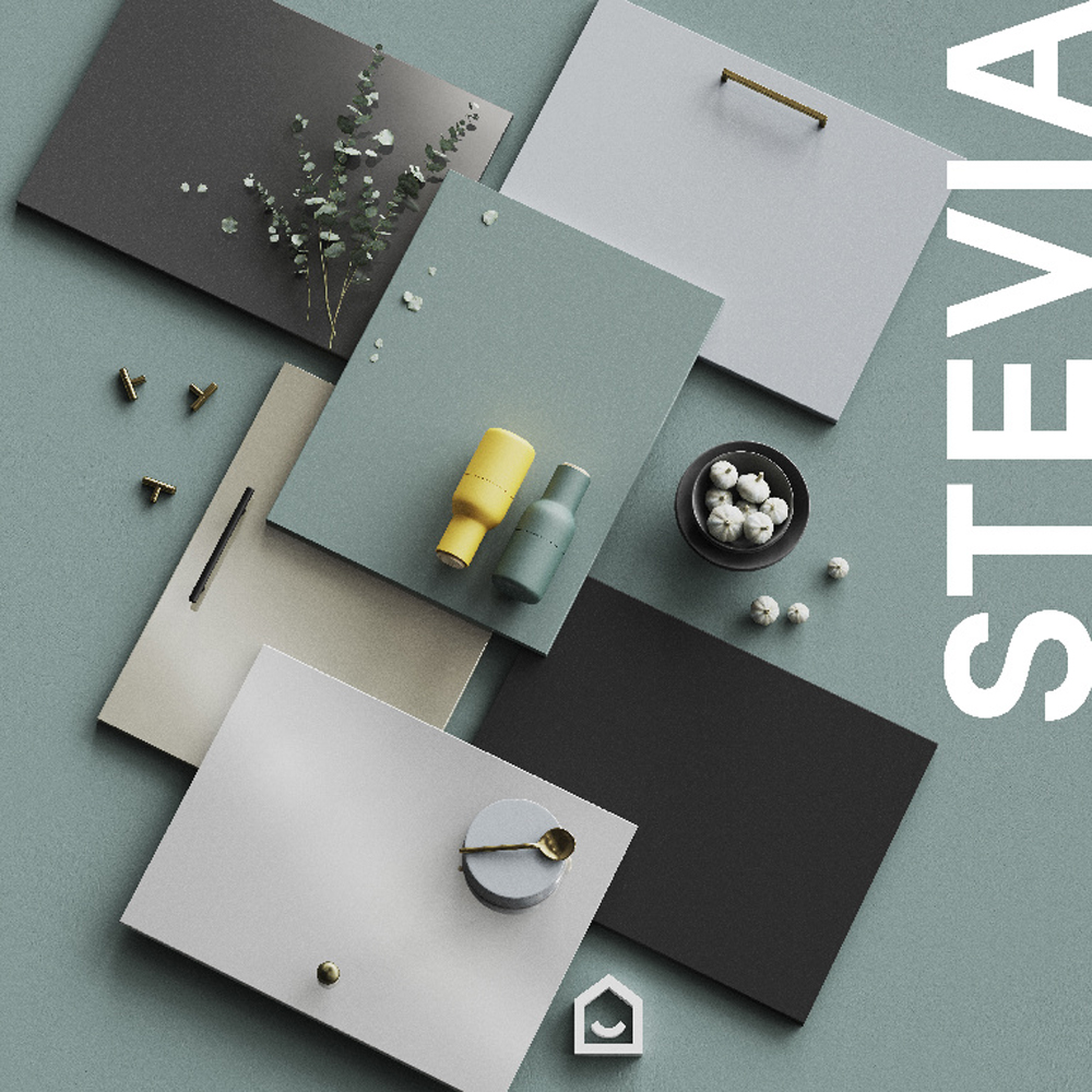 Front usa GOODHOME Stevia, MDF, 59.7 x 71.5 x 1.8 cm, alb