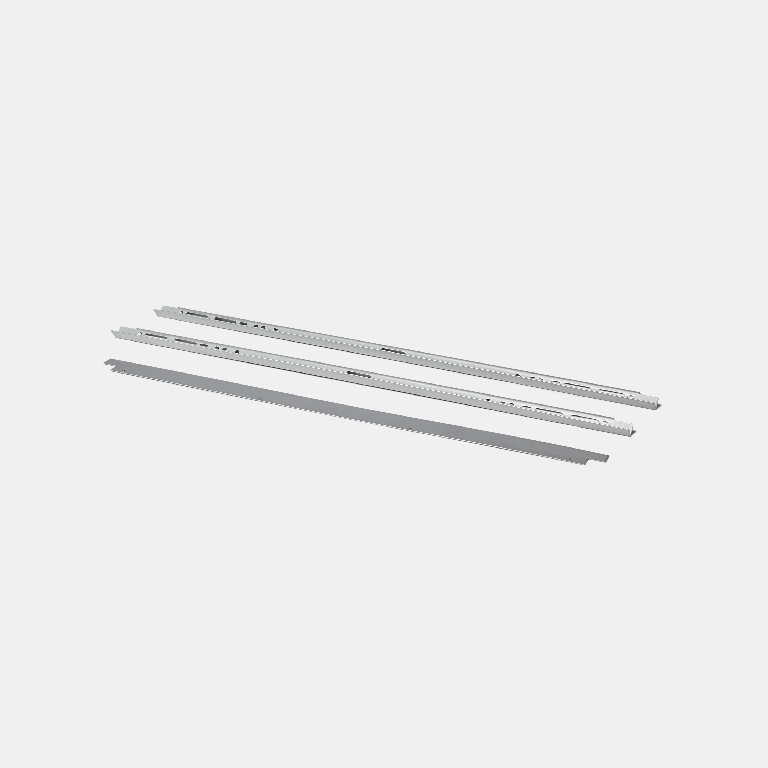 Deflector de caldura cuptor GOODHOME, 59.5 cm, otel inoxidabil, argintiu