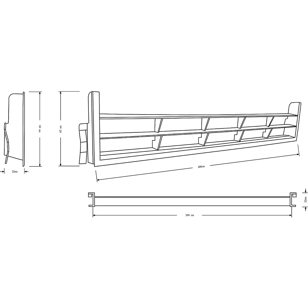 Plinta ventilator GOODHOME Cicely, 40 cm, argintiu