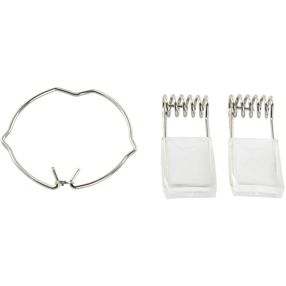 Set accesorii cleme pentru spot Colours, IP20, argintiu