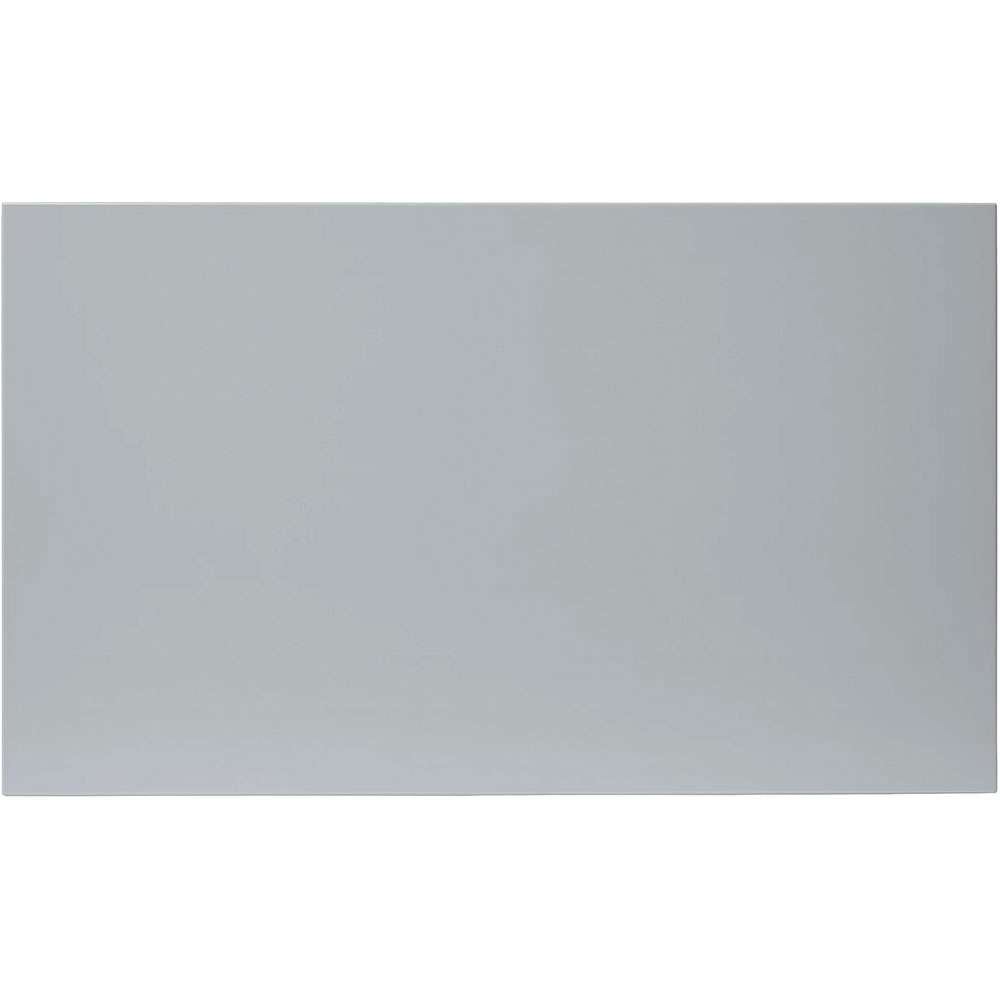 Front usa cu 2 sertare GOODHOME Alisma, MDF, 59.7 x 35.6 x 1.8 cm, gri