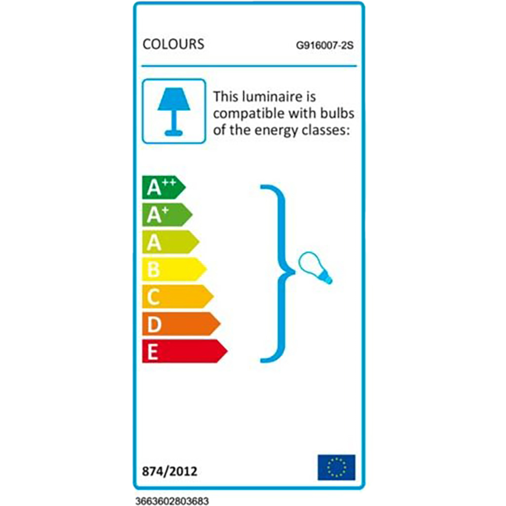 Spot LED COLOURS Phaidros, 2 x G9, 25W, IP20, crom