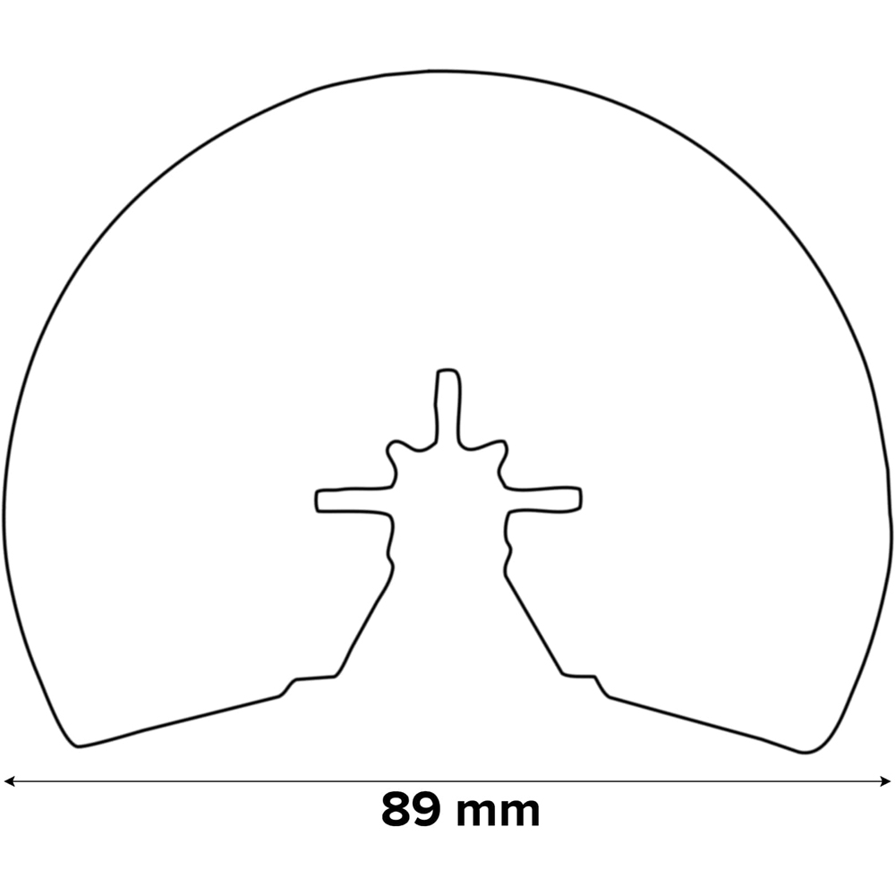 Lama taiere diamantata gresie/faianta ERBAUER MLT57976, 89 mm