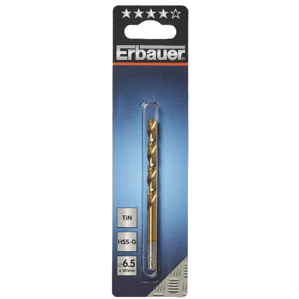 Burghiu ERBAUER, HSS TIN, 6.5mm
