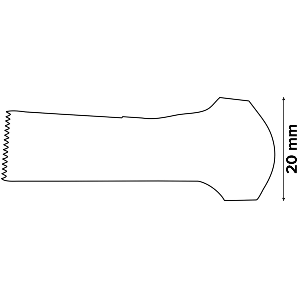 Lama taiere lemn/metal ERBAUER MLT15586, 20 mm
