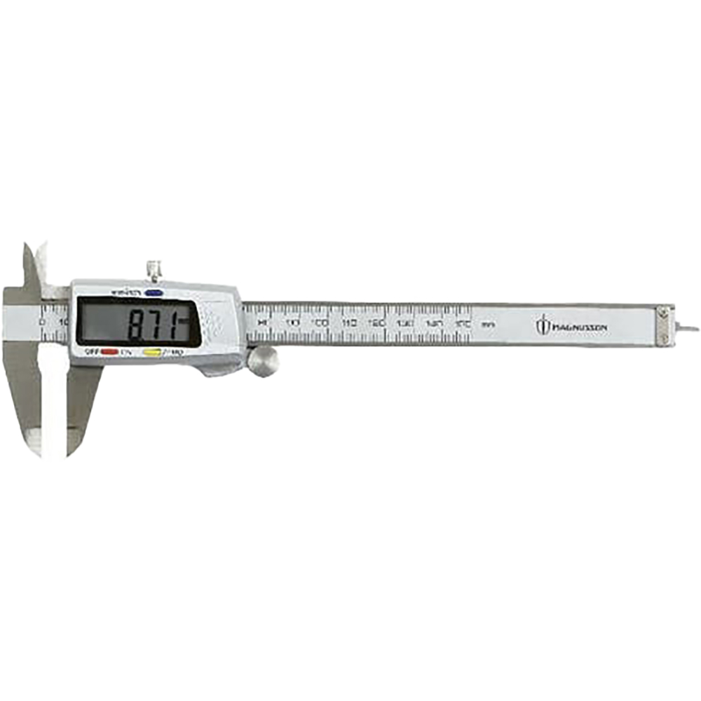 Subler electronic MAGNUSSON, 150 mm, plastic, argintiu